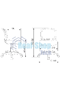 Кресло детское Бюрократ CH-W296NX белый TW-15 Neo Grey сиденье серый, сетка/ткань, крестов. пластик, пластик белый