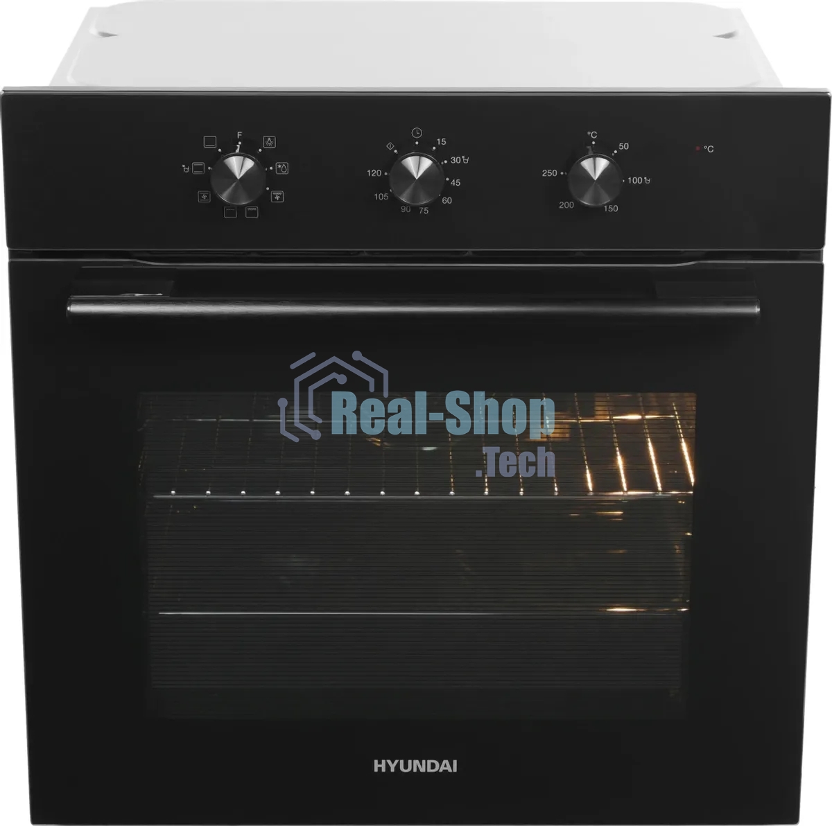 Духовой шкаф Электрический Hyundai HEO 6635 BG черный