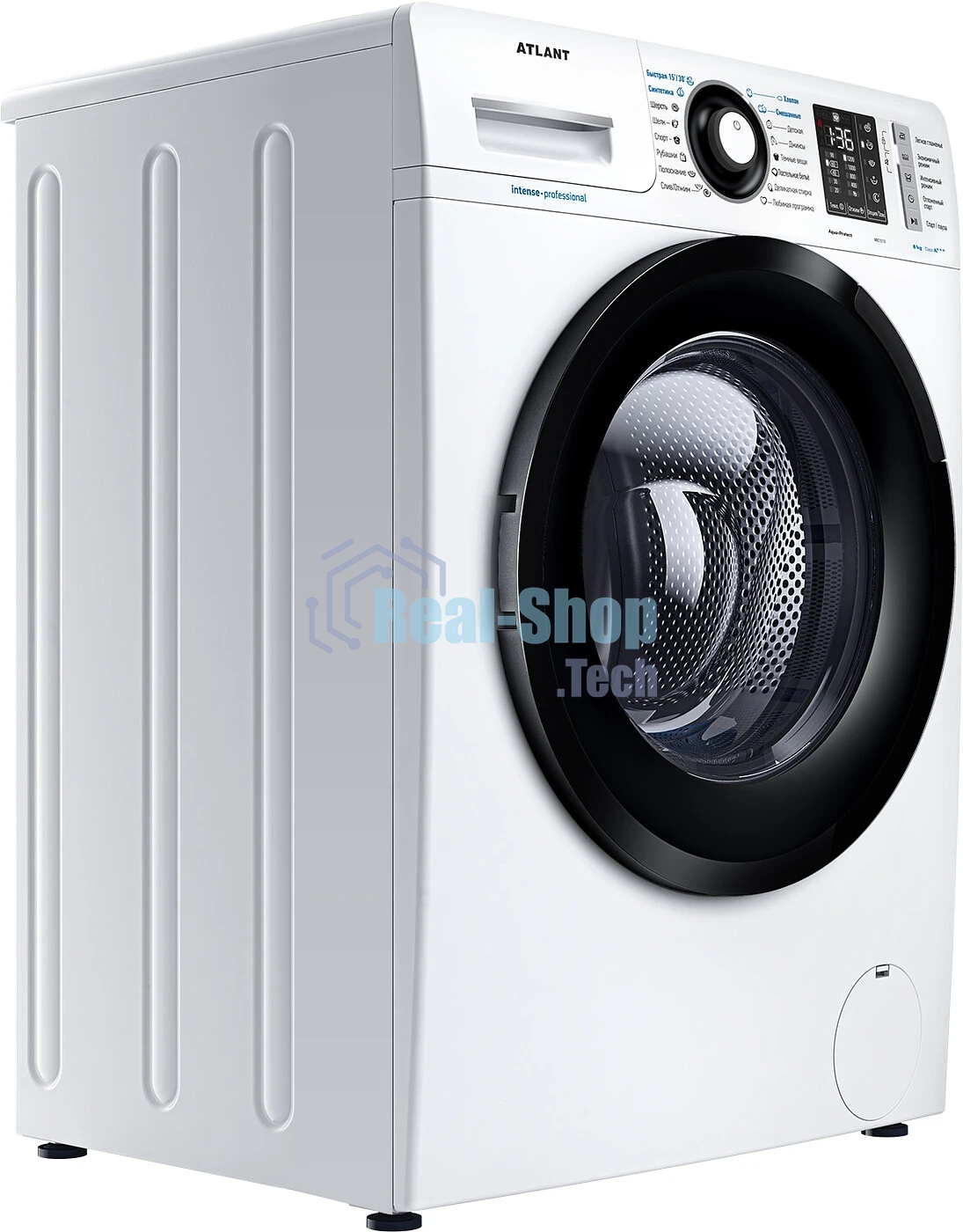 Стиральная машина Atlant СМА-80С1213-02 белый, цвет люка черный, загрузка фронтальная 8 кг, 1200 об/мин., класс: А+++