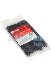 Хомут кабельный 2.5х150 нейл. черный (уп. 100 шт) EKF plc-cb-2.5x150