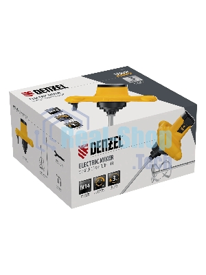 Миксер строительный Denzel EM-1-1200, 1200 Вт, 0-680 об/мин