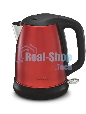 Чайник электрический Tefal KI270530 1.7л. 2400Вт красный (корпус: металл)
