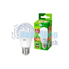 Лампа светодиодная JazzWay LED 7Вт Е27 220В 4000К PLED- ECO- A60 груша 1033185