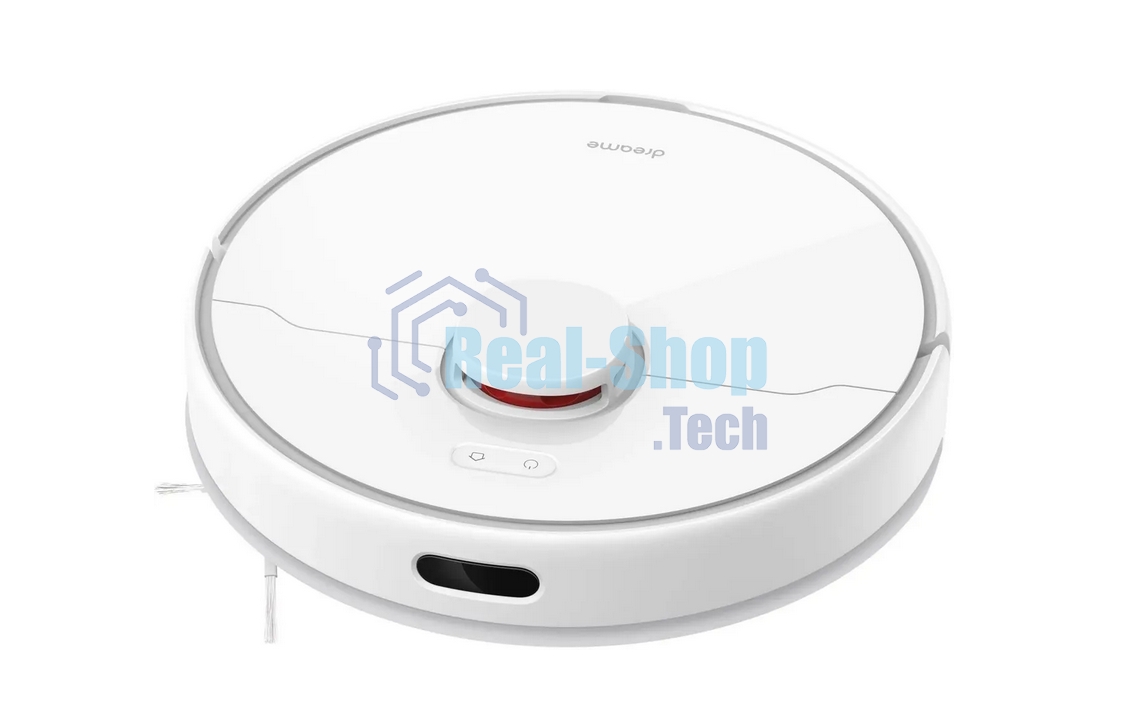 Робот-пылесос Dreame RLS3D Vacuum and Mop D10 Plus белый, 46 Вт, 5200 мА·ч Li-Ion, уборка сухая/влажная, пылесборник контейнер 0.4 л