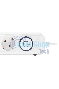 Сетевой фильтр Ippon BK-6-EU-1.8-10-W 1.8 м (6 розеток) белый (коробка)