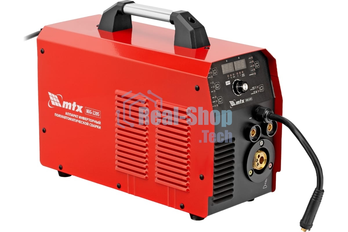 Аппарат инвертор. полуавтомат. cварки MTX MIG-220S, 220A, ПВ 60%, катушка 5 кг