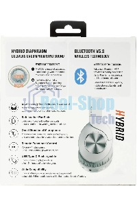 Гарнитура беспроводная накладная A4Tech 2Drumtek BH300 белый/серый беспроводные bluetooth оголовье (BH300 GRAYISH WHITE)