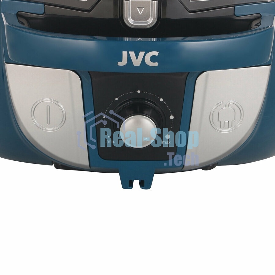 Пылесос JVC JH-VC318 синий/черный, 300/900 Вт, уборка сухая, пылесборник контейнер 2 л