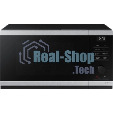 Микроволновая печь Samsung MG23DG4524ATBW нержавеющая сталь/черный 23л. 800Вт переключатели - поворотный механизм