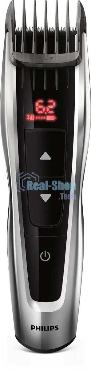 Машинка для стрижки Philips HC9420/15 серебристый/черный (насадок в компл:3шт)