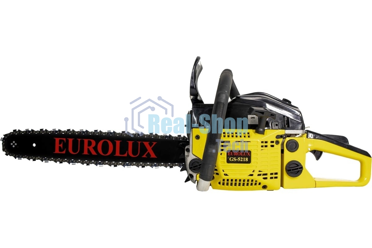 Бензопила Eurolux GS-5218 желтый/черный