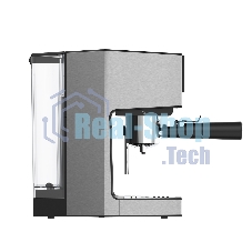 Кофеварка рожковая+капсульная BQ CM3003 стальной/черный, исп. кофе - молотый/капсулы Dolce gusto, Nespresso, 1 л, 950 Вт, 19 бар