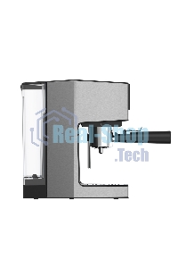 Кофеварка рожковая+капсульная BQ CM3003 стальной/черный, исп. кофе - молотый/капсулы Dolce gusto, Nespresso, 1 л, 950 Вт, 19 бар