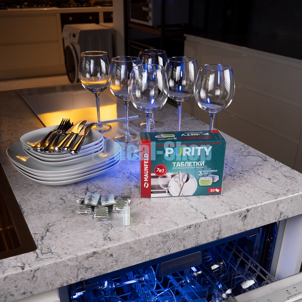 Таблетки для посудомоечных машин Maunfeld Purity all in 1 MDT30ST (30 шт. в упаковке)