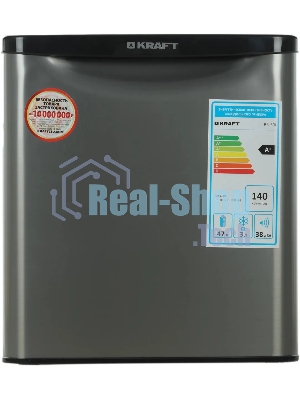 Холодильник Kraft BR 50I серебристый однокамерный 44/3л морозилка сверху