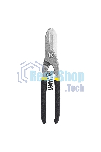 Ножницы по металлу прямые Deli DL4371 250мм, высокоуглеродистая сталь 55, прорезиненная рукоятка