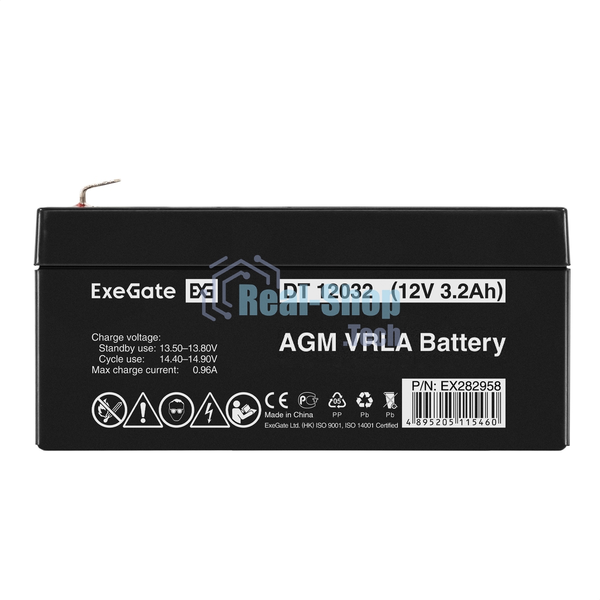 Батарея для ИБП ExeGate DT 12032 (12V 3.2Ah), клеммы F1
