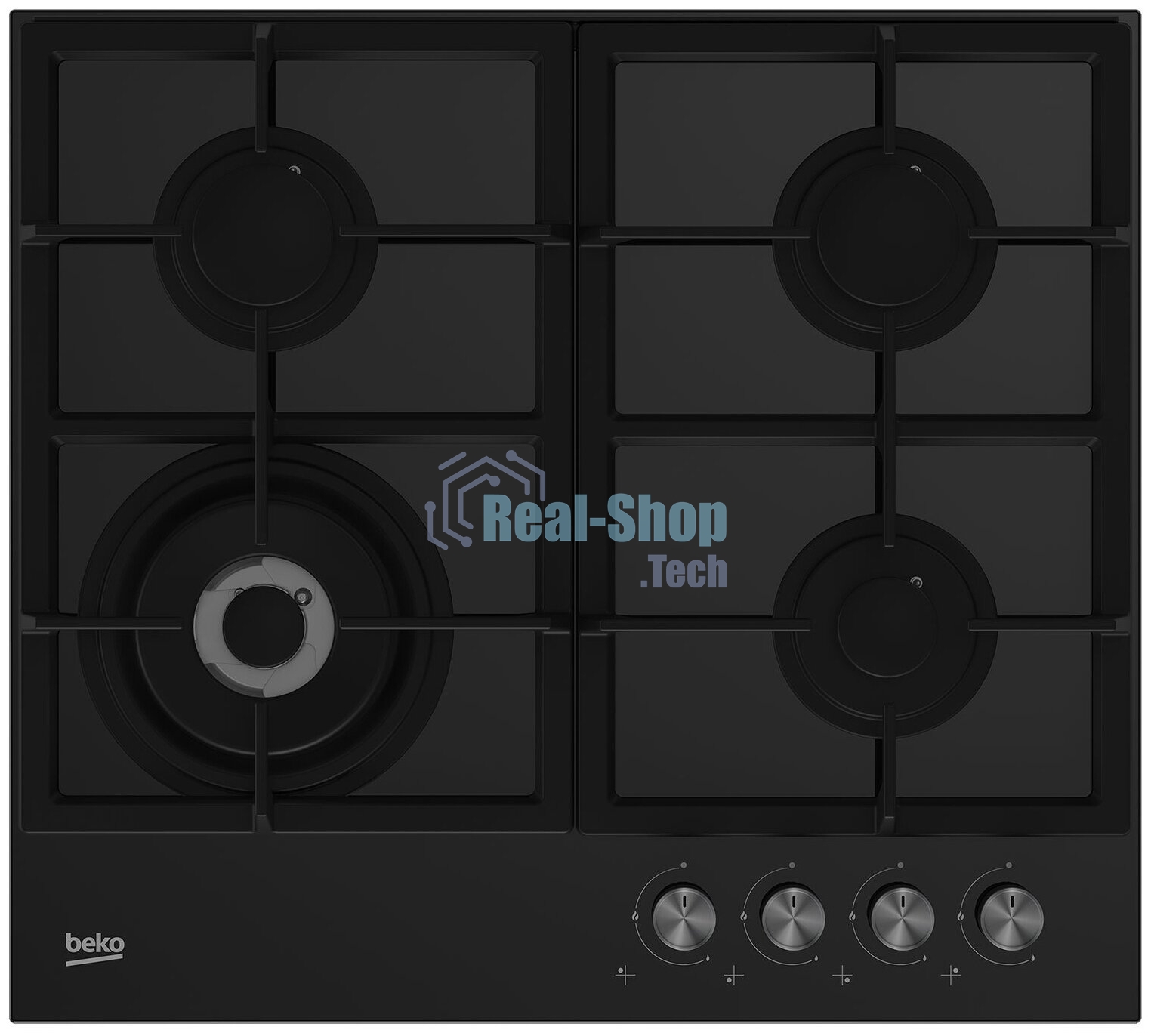 Газовая варочная панель Beko HILW 64225 S, черный