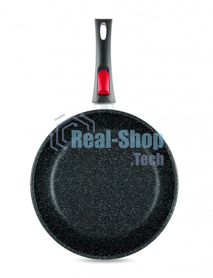 Сковорода НМП Литая L18028i, 28 см, серый