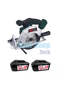 Профессиональная пила циркулярная бесщеточная KLPRO KLDAT18B-80 (18 В/8,0 А·ч, 3650 об/мин, 165мм)