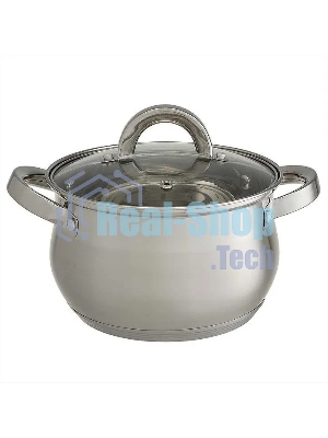 Набор посуды WEBBER BE-616/6 из нерж.стали 6 пр. 2,1 л, 2,9 л, 3,9 л со стеклянными крышками В наборе 6 предметов: кастрюля со стеклянной крышкой 16х10,5 см; 2,1 л кастрюля со стеклянной крышкой 18х11,5 см; 2,9 л кастрюля со стеклянной крышкой 20х12,5см; 3,9л Толщина стали 0,5 мм