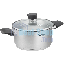 Кастрюля Rondell Strike Grey Ultra RDS-1948 2.8 л. d=20 см (с крышкой) сталь