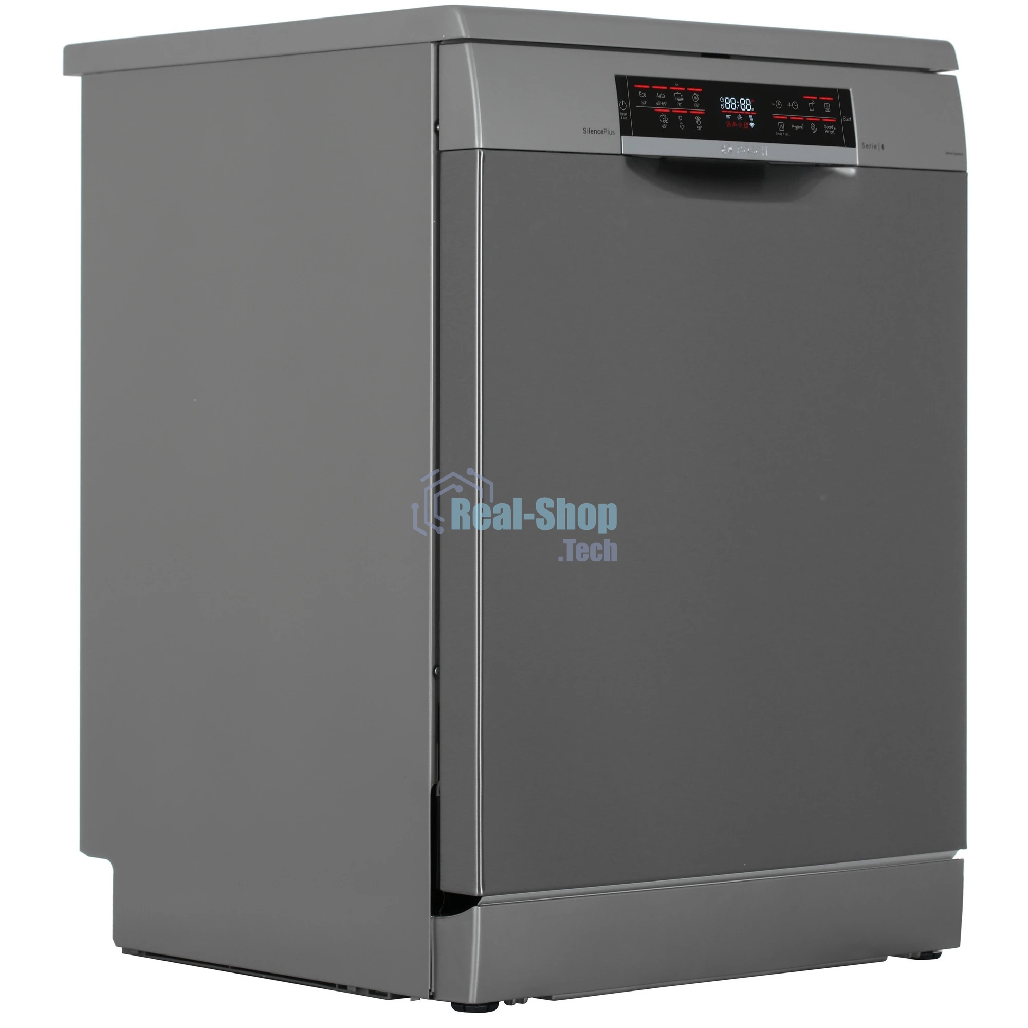 Посудомоечная машина Bosch SMS6EMI65Q, нержавеющая сталь, 60 см, 13 компл., 46 дБ, класс A