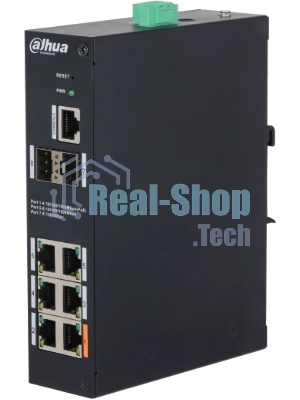 Коммутатор Dahua DH-HS4208-4GT-90, 4×1 Гбит/с + 2×1 Гбит/с + 2×1 Гбит/с SFP, управляемый