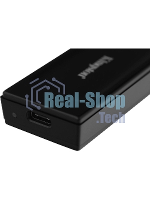Внешний SSD Kingston XS1000, 1Tb, USB Type-C 3.1, R/W 1050 МБ/с/ 1000 МБ/с черный