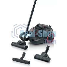 Пылесос Bosch BGS21POW2 черный, 700 Вт, уборка сухая, пылесборник контейнер 2 л