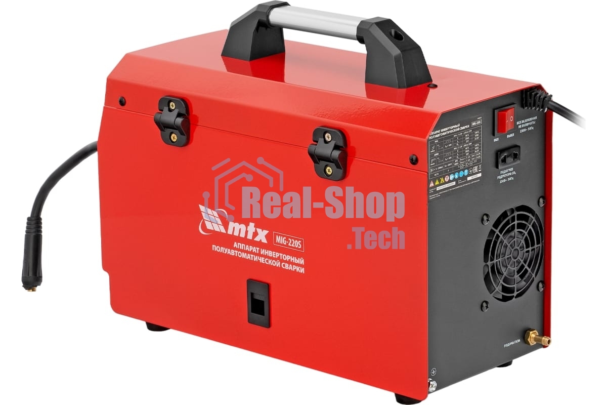 Аппарат инвертор. полуавтомат. cварки MTX MIG-220S, 220A, ПВ 60%, катушка 5 кг