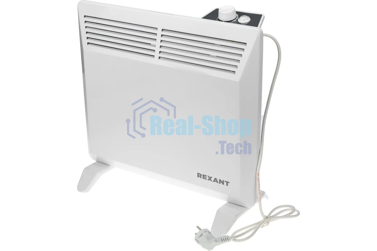 Конвектор Rexant 60-0083 белый, 1000 Вт, 15 м2, термостат