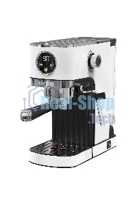 Кофеварка рожковая Korting KCM 1003 EW белый, исп. кофе - молотый, 1.2 л, 1350 Вт, 20 бар