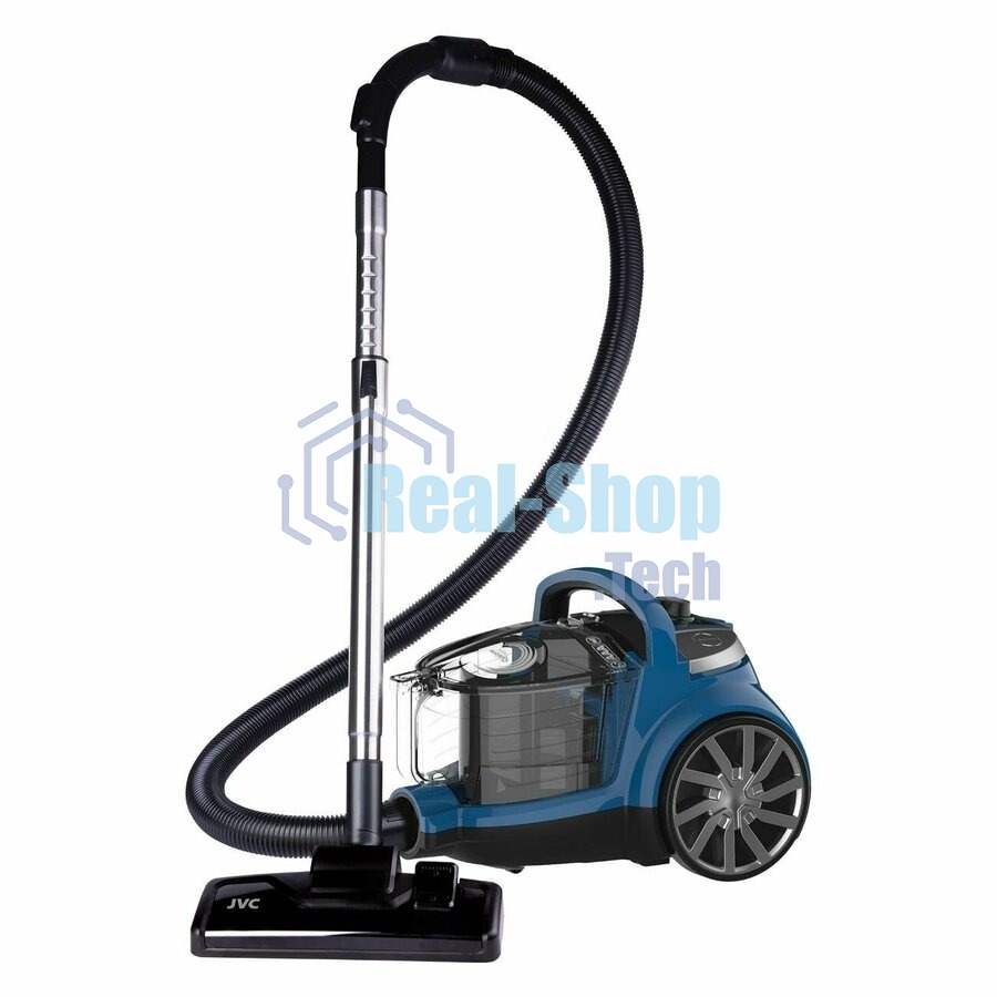 Пылесос JVC JH-VC318 синий/черный, 300/900 Вт, уборка сухая, пылесборник контейнер 2 л
