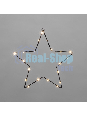 Светодиодная подвесная фигура Neon-night Звезда на металлическом каркасе, цвет теплый белый