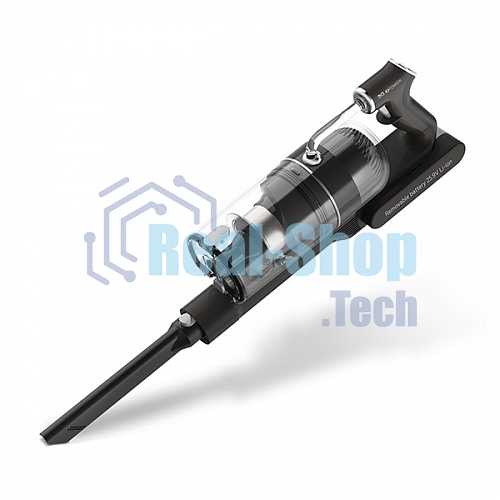 Беспроводной пылесос BQ VCA0104H серый, питание от аккумулятора, 130 Вт, уборка сухая, пылесборник 0.5 л, работа от АКБ max 45 мин.