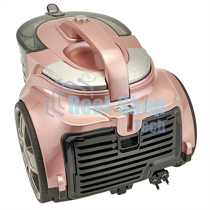 Пылесос DELTA DL-0853 бежево-розовый, 400/2400 Вт, уборка сухая, пылесборник контейнер, 4 л