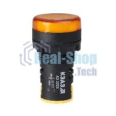 Лампа AD22DS(LED) матрица D22мм желтый 24В AC/DC-КЭАЗ 303937