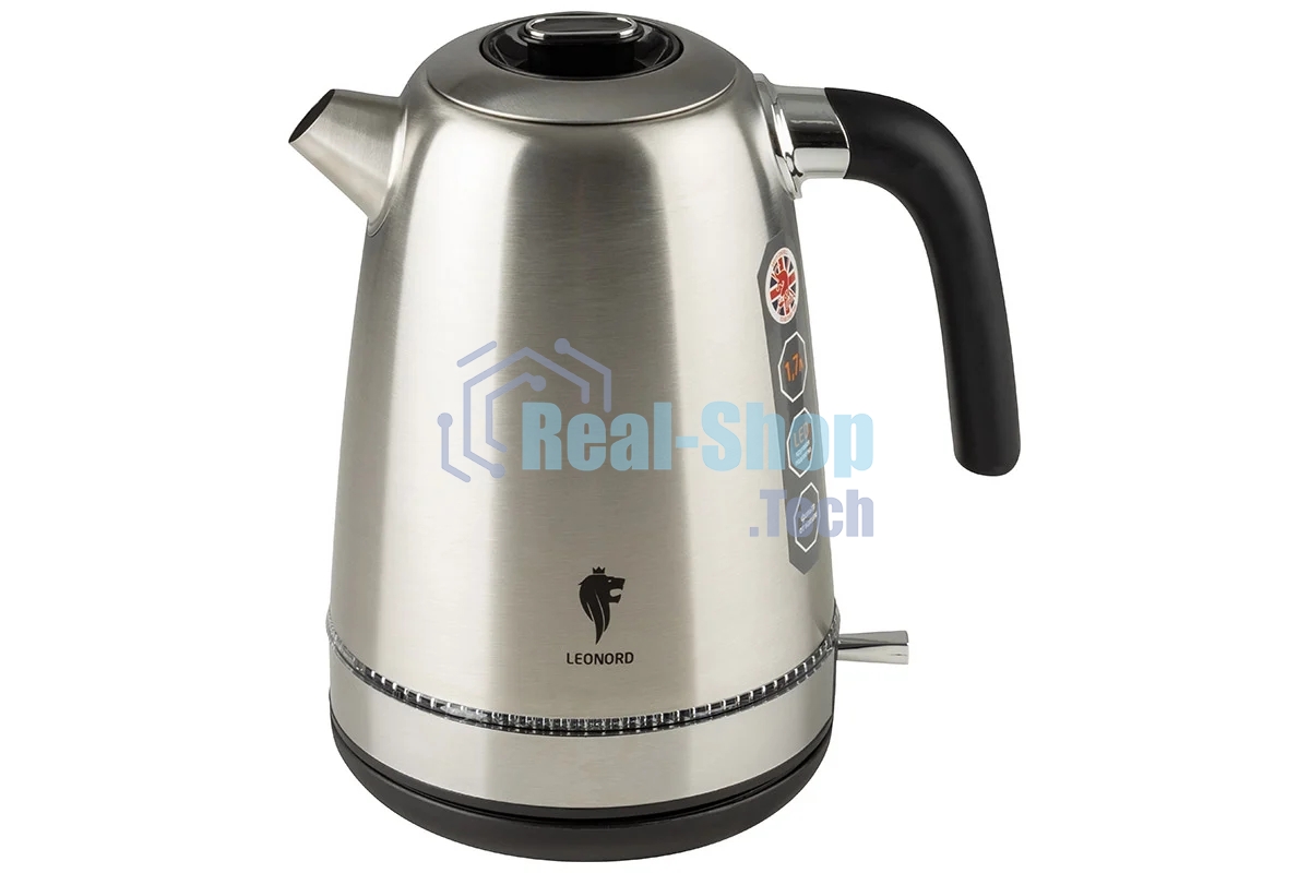 Чайник электрический LEONORD LE-1502 1,7 л, 2200 Вт, нержавейка, стальной