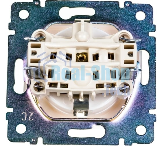 Механизм розетки 1-м СП Valena 2К+З с заземл. нем. станд. белый (DIY-упак.) Legrand 694280