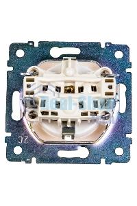 Механизм розетки 1-м СП Valena 2К+З с заземл. нем. станд. белый (DIY-упак.) Legrand 694280