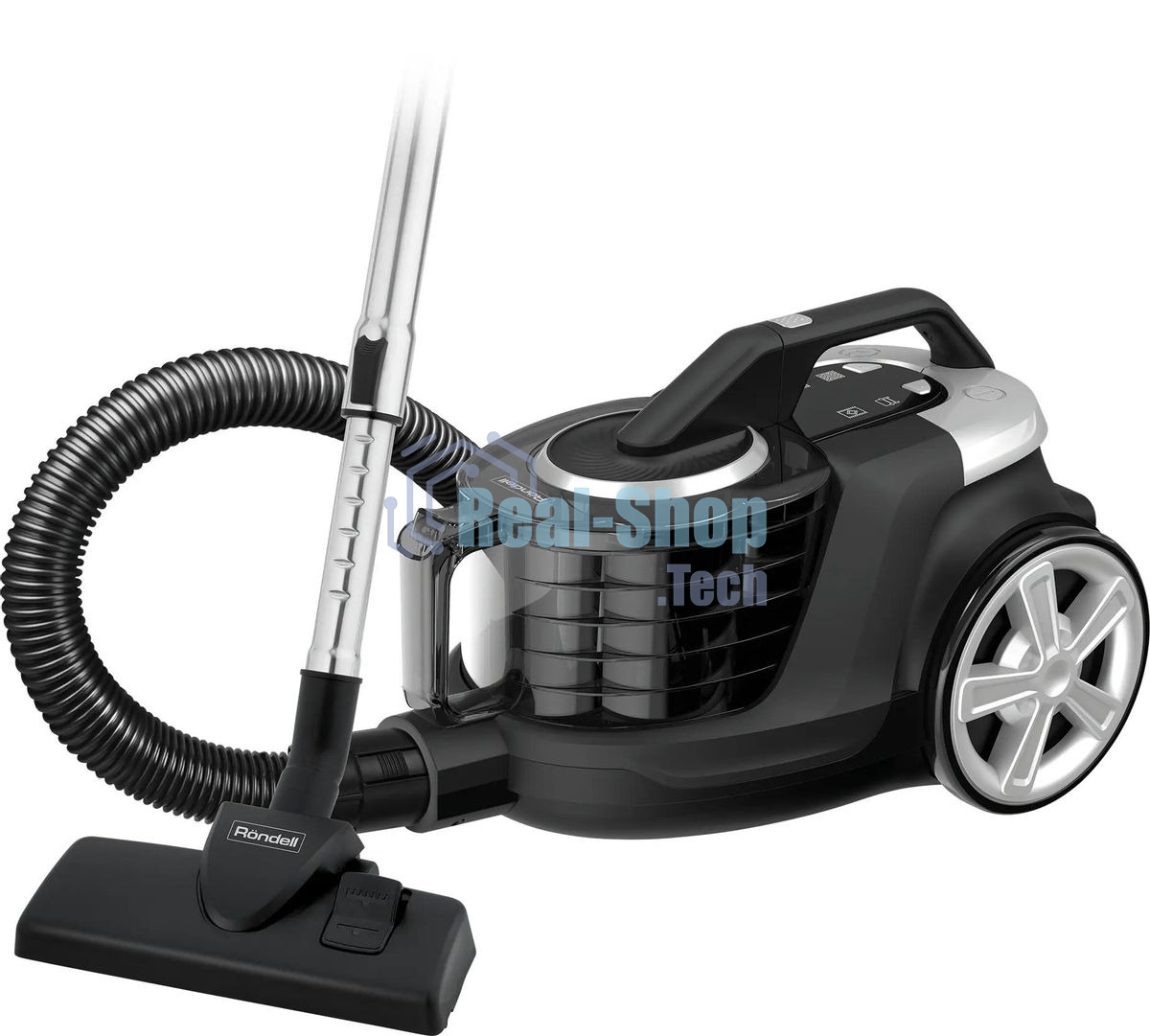 Пылесос Rondell RDE-2060, 2400Вт, черный/серый