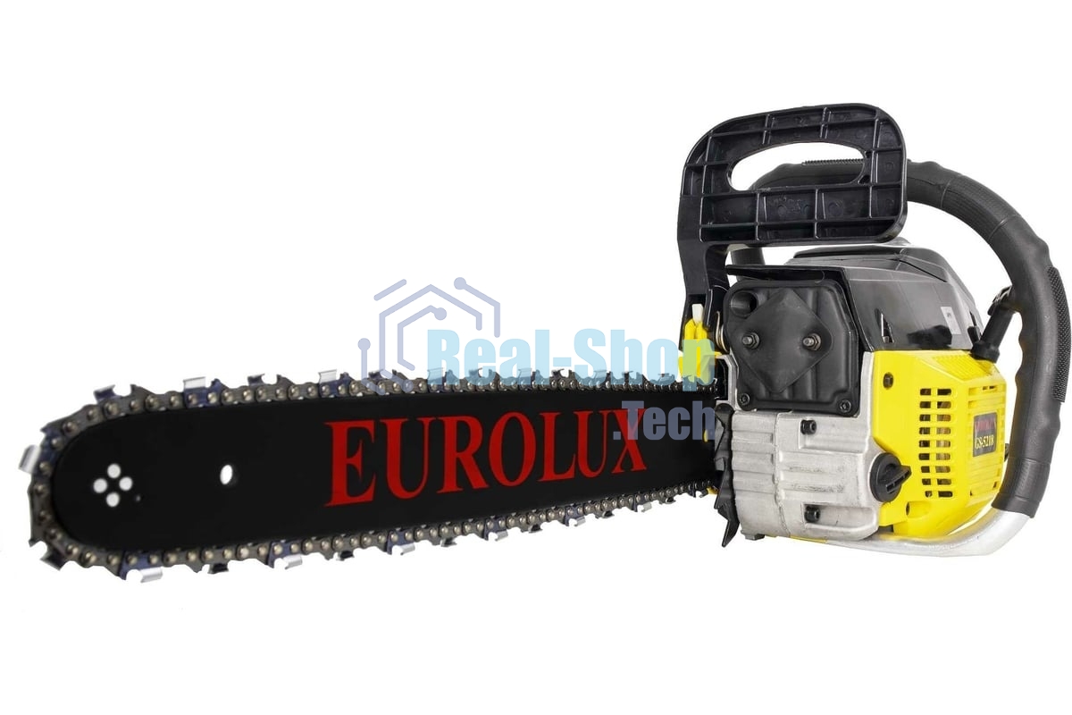 Бензопила Eurolux GS-5218 желтый/черный
