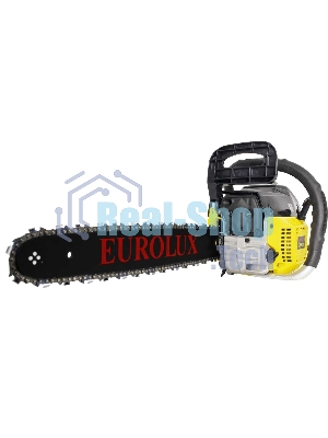 Бензопила Eurolux GS-5218 желтый/черный