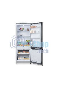 Холодильник Бирюса M551 металлик двухкамерный 180/60л морозилка снизу, автоматическое оттаивание