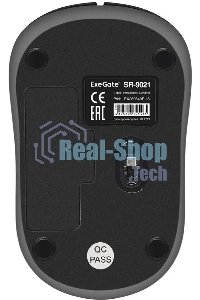 Мышь беспроводная ExeGate Professional Standard SR-9021 черный, 1200 dpi, радиоканал, USB, кнопки - 3