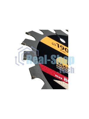 Пильный диск по дереву Denzel ф190 х 30 мм, 24 зубьев, тонкий