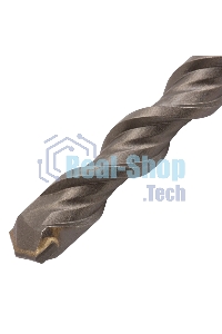 Бур по бетону Denzel двойная спираль, Cobalt W-tip, 14x460 мм, SDS PLUS