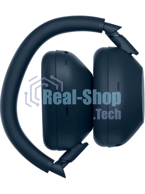Беспроводные/проводные наушники Sony WH-1000XM6 синий, полноразмерные, Bluetooth + проводной, активное шумоподавление, до 40 ч