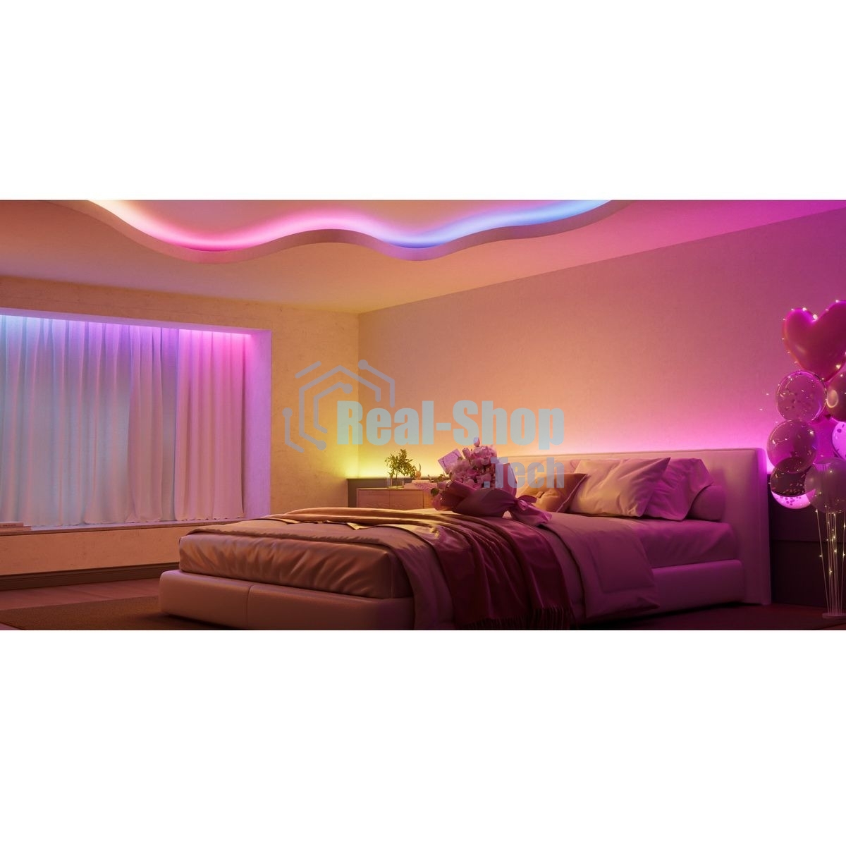 Лента светодиодная умная Yeelight, 12 метров/RGbIC+ BLE/YLYDD-0039